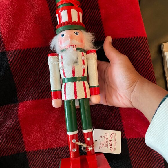 Christmas Limited Wooden Painted Nutcracker Soldier by Sleigh Hill. Holiday Home - Picture 2 of 16